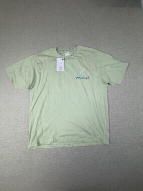 Southern Spirit Orange Beach Alabama T Shirt Mens XL Pastel Green NWT Beach